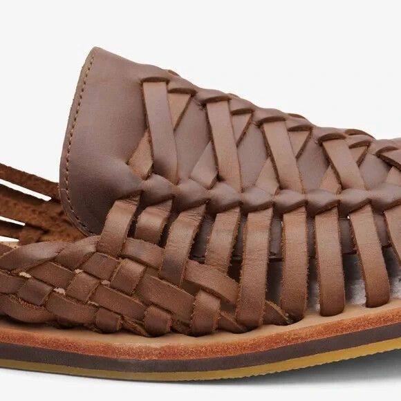 Nisolo Leather Sandal Huarache Men\'s BROWN NIB SZ 10 MSRP $150 main image 6